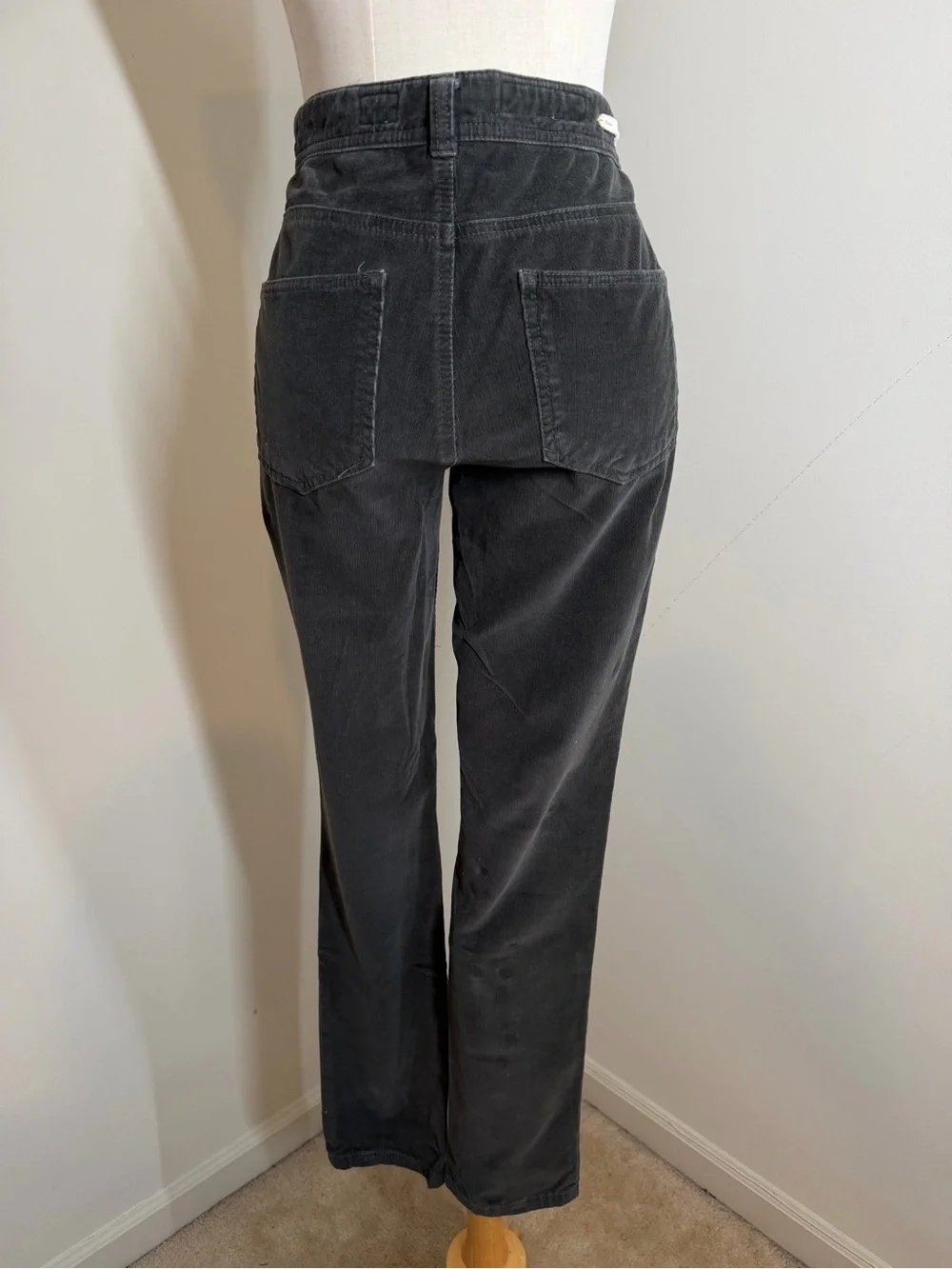 Pilcro & the Letterpress Dark Grey -SZ 29- High Rise Skinny Corduroy Jeans